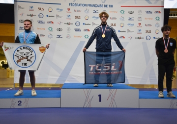 44 ème  Championnat de France 25/50/300m - Hugo HEMERY, Médaille d'Argent