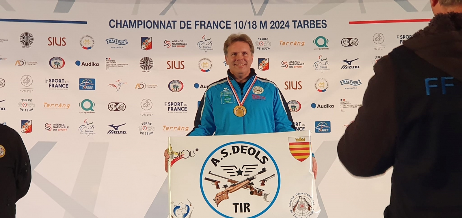 46 ème Championnat de France 10/18 mètres - Tarbe 2024 : Christophe HEMERY, Champion de France au Pistolet - S2